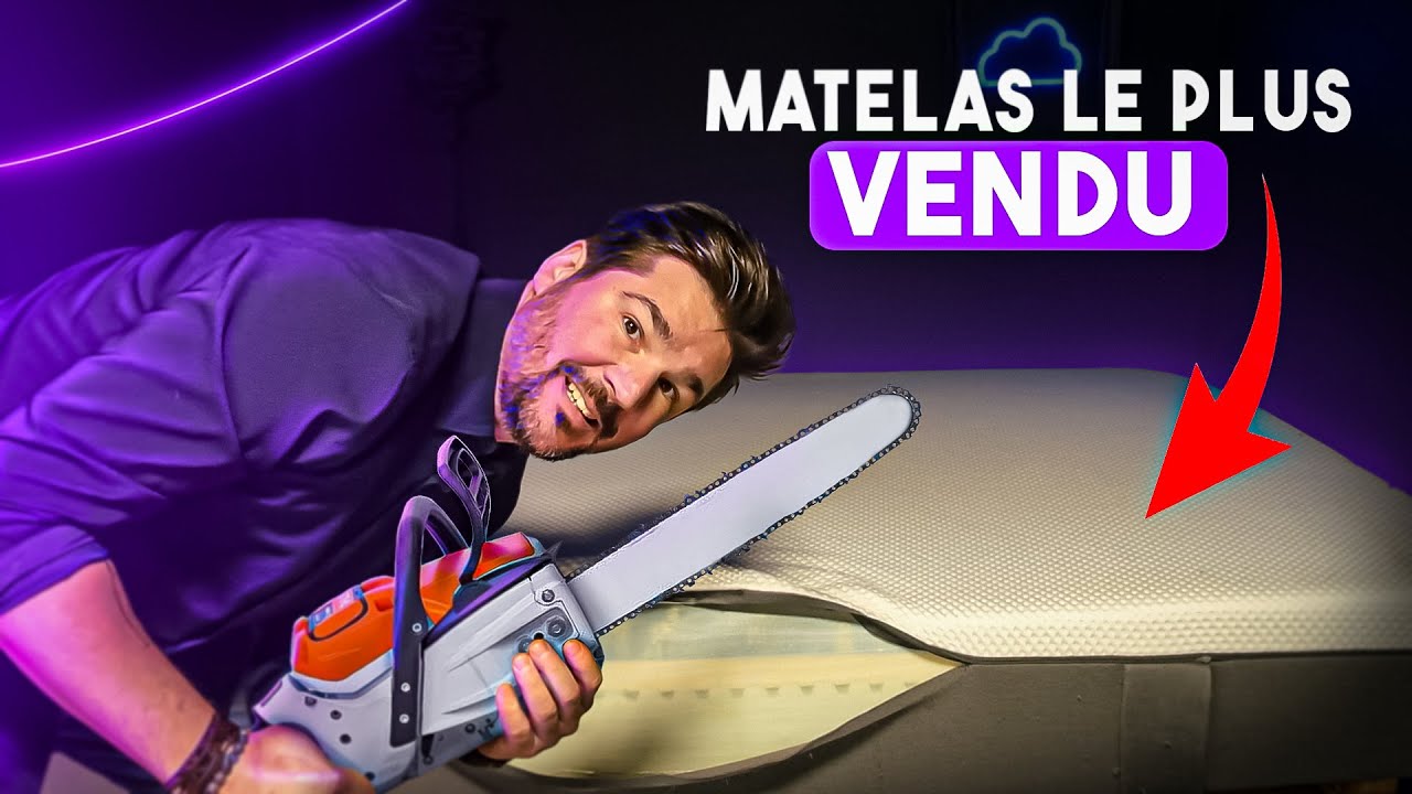 Je découpe le matelas le plus vendu de France !